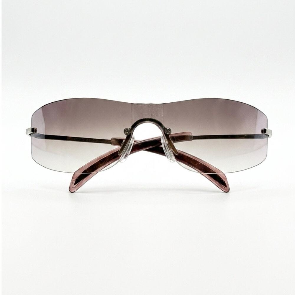 Just Cavalli Pink Tinted Rimless Sunglasses OL16B